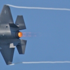 First Civilian Airshow F-35A Heritage Flight.